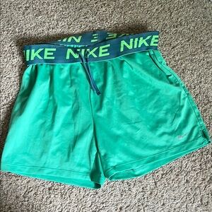 Nike Green Athletic Shorts